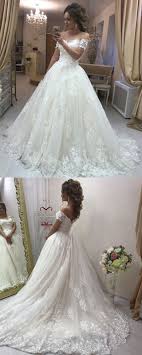 Love This Style Lace Embroidery Off Shoulder Tulle Wedding Dresses Princess Weddingdress Princess Wedding Dresses Bridal Dresses Lace Ball Gowns Wedding