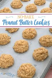 No Bake Peanut Butter Drop Cookies Baking Recipes Cookies Drop Cookie Recipes Peanut Butter No Bake