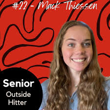 Last, but definitely not least, we introduce Mackenzie Thiessen!! Mack  always works hard, is consistent, and can get a kill from anywhere