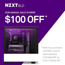 Timthetatman On Twitter Yurrrr My Sponsor Nzxt Having Their Annual Sale 100 Off On Any Bld Pc Valued At 1500 Or More Get Itttttt Https T Co T0vsffsttq Starts Mon 7 15 At 9 Am Pst