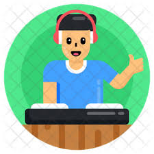 Download the most advanced free dj software available, featuring itunes integration, midi controller support, internet broadcasting, and integrated music library. Disc Jockey Icon Download In Flat Style