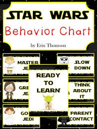 Star Wars Behavior Charts Editable