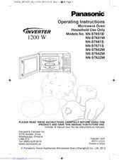 You can use the oven without setting the clock. Panasonic Inverter Nn St671s Manuals Manualslib
