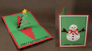 Why not make your card making activities pop this season with our diy pop up christmas cards. How To Make Diy Pop Up Christmas Card With Tree And Snowman Youtube
