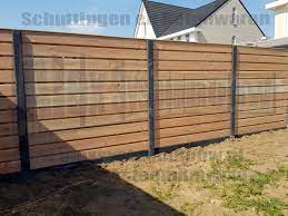 23 planks lariks douglas houten tuinschermen horizontaal geplaatst schutting tuin tuinomheining tuin en terras