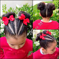 Hairstyles for little black girls with thick hair allowed to the blog within this occasion im going to show you regarding hairstyles for little black girls with thick hair. Hair Style For Little Girls Little Girl Hairstyles Girl Hairstyles Afro Hairstyles