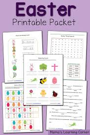 This video will explain how to complete your student's homework packet. Printable Easter Worksheet Packet Mamas Learning Corner
