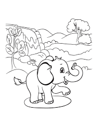 Have fun adding a variety of shades to this cute, lucky fella. Free Elephant Coloring Pages For Download Pdf Verbnow