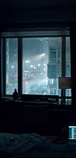 With tenor, maker of gif keyboard, add popular aesthetic animated gifs to your conversations. Wallpaper Bedroom Rainy Night Aesthetic Aesthetics Rain Window Fixture Background Download Free Image