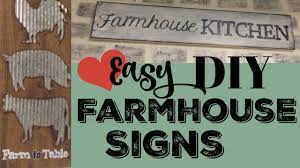 Последние твиты от farm kitchen (@farmkitchenccs). Easy Diy Farmhouse Signs Youtube