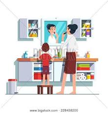 Mother Son Getting Vector & Photo (Free Trial) | Bigstock