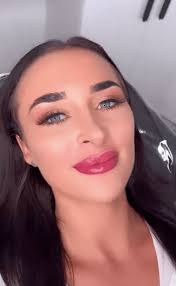 Love Island star Lacey Edwards shows off her fuller pout after getting lip  tattoos