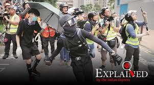 An average day last year brought petrol bombs exploding at mtr exits, tear gas suffocating people in the streets, and citywide transportation strikes. Explained Who Are Protesting In Hong Kong The Young Highly Educated Middle Class Explained News The Indian Express