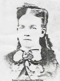 1863: Emma Louise (Ronaldson) Eldridge to Erwin James Eldridge