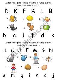 A to z letter find worksheets; Abc Matching Esl Worksheet By Zhenyab