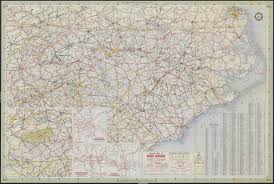 Check spelling or type a new query. North Carolina Roads Highways Nc Road Map 1961 Cities Oil Company