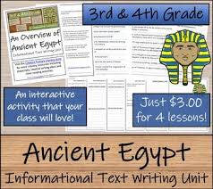 Ancient Egypt 3rd Grade 4th Grade Informational Text Writing Activity In 2020 Informational Text Writing Activities Informational Texts Activities