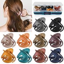 Using your claw clip, clamp where. Buy Hair Claw Clips Fascigirl 10pcs Jaw Clips Vintage Non Slip Simple Irregular Hair Clamps Fashion Claw Clips Hair Accessories For Women Girls Online In Turkey B08ckpjhz8