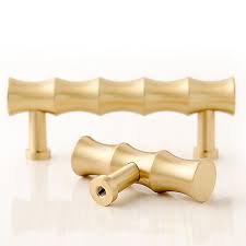 Bamboo cabinet pull (ck450) length: Antique Brass Bamboo Style Kitchen Cabinet Knobs And Handles Tbar Drawer Cupboard Warodrbe Door Pulls Handles 4pack Cabinet Pulls Aliexpress