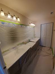 Before priming, a quality wood filler/putty should be used to patch holes or imperfections in the surface. Tips For Painting A Bathroom Like A Pro Dengarden
