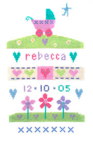 See more ideas about cross stitch, stitch, cross stitch patterns. Baby Girl Sampler Cross Stitch Picture Kit Cre8kits