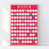 Doiy have compiled 100 must see movies of our time and turned them into a handy advent calendar style poster. 1