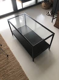 Shades glass top round coffee table in oak by nathan furniture forrest furnishing glasgow s finest. Glass Coffee Table Ikea Vittsjo Furniture Home Living Furniture Tables Sets On Carousell