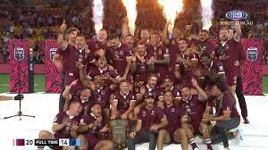 It's state v state, mate v mate. Video State Of Origin Game 3 Shield Presentation