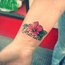 Image Result For Flower Design Tattoo Ohana Tattoo Designs Wrist Hibiscus Tattoo Ohana Tattoo