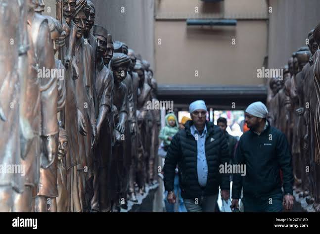 INDIA, Punjab, Amritsar, memorial and museum for Jallianwala Bagh massacre, also known as the Amritsar massacre, which took place on 13 April 1919 during the british rule. A peaceful crowd had gathered