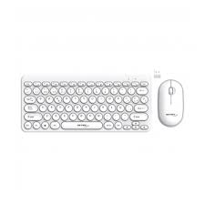 Teclado + Mouse Inalambrico Netmak Blanco (NM-KB850-W)