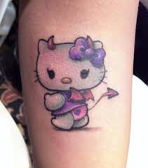 Not only women who likes helly kitty tattoos, some mens also likes with this tattoos ideas. Badass Hello Kitty Tattoo Novocom Top
