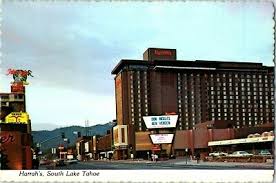 1970s harrahs south lake tahoe hotel casino postcard