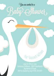 The Special Stork Baby Shower Invitation By Basic Invite Stork Baby Shower Invitations Stork Baby Showers Baby Shower Invitations