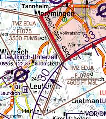 Germany North Wallchart Icao Vfr Aeronautical Chart 500k 2019