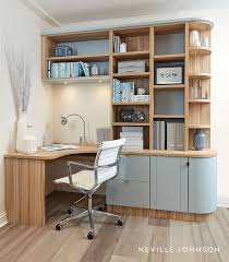 This Fitted Modern Study Has Been Designed With Useful Storage Cabinets And Drawers In Order To Maximise Study Table Designs Study Room Design Study Furniture