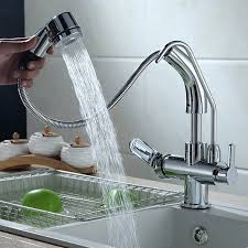 water filtering kitchen sink faucet