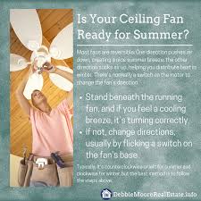 Be Sure To Adjust Your Ceiling Fans So The Blades Are Spinning The Right Way In The Summer Time You Ll Want To Hav Ceiling Fan Summer Breeze Summer Time