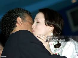Bebe Neuwirth gets a hug from Brian Stokes Mitchell after watching... News  Photo - Getty Images