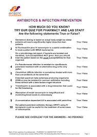 Get additional information about disposal of unused or expired drugs the.gov means it's official.federal government websites often end in.gov or.mil. Antibiotic Guardian Antibiotics And Prevention Quiz