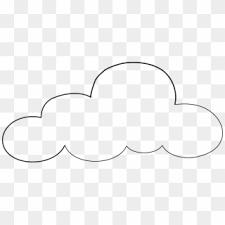 Clouds coloring pages show kids an amazing natural phenomenon. Free Cloud Outline Clipart Cloud Coloring Pages Png Download 7055 Pikpng