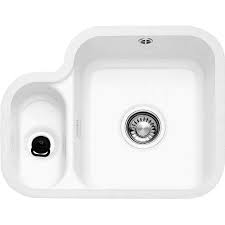 Black ceramic kitchen sinks ukutabs shallow karaoke lower. Franke Vbk160 V B 1 5 Bowl Ceramic Undermount Sink Left Hand Small Bowl White Appliance City