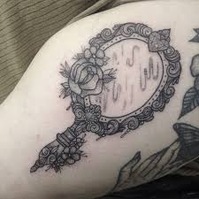 Wrist tattoo presents one version of small bird tattoo designs. Hand Mirror Tattoo By Medusa Lou Tattoo Artist Medusaloux Outlook Com Mirror Tattoos Vintage Mirror Tattoo Tattoos