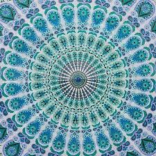 Gypsy rainbow mandala tapestry by lady scorpio. Blue Tapestry Wallpaper Chgland Info Tapestry Wallpaper Tapestry Blue Tapestry