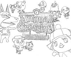 We have compiled for you a large collection of images with different animals. Coloring Page Animal Crossing 1