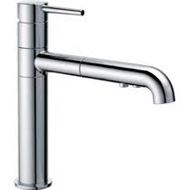 The fully rotational swivel spout adds to the faucet's versatility. Modern Low Profile Kitchen Faucets Allmodern