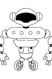 Hours of fun await you by coloring a free drawing best drawings robots. Cute Robot Coloring Page Online And Print For Free