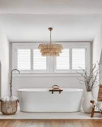 Whether it's elegant brass sconces or classic chrome mirrors, these distinctive additions are sure to make your bathroom shine. 20 Best Blissfully Gorgeous Spa Bathrooms