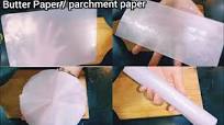 How to Make Butter Paper | Butter Paper / Parchment Paper Making at Home  For Cooking | Cake Baking