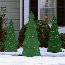 Holiday Tree Yard Decor At The Home Depot Christmas Yard Art Christmas Tree Yard Christmas Decorations Diy Outdoor